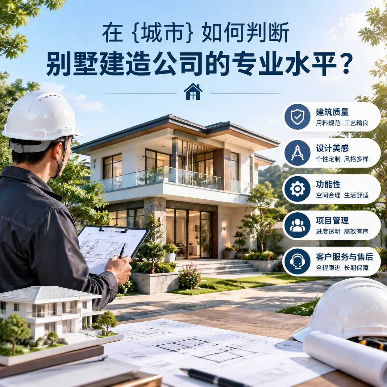 在 贵阳 如何判断别墅建造公司的专业水平?
