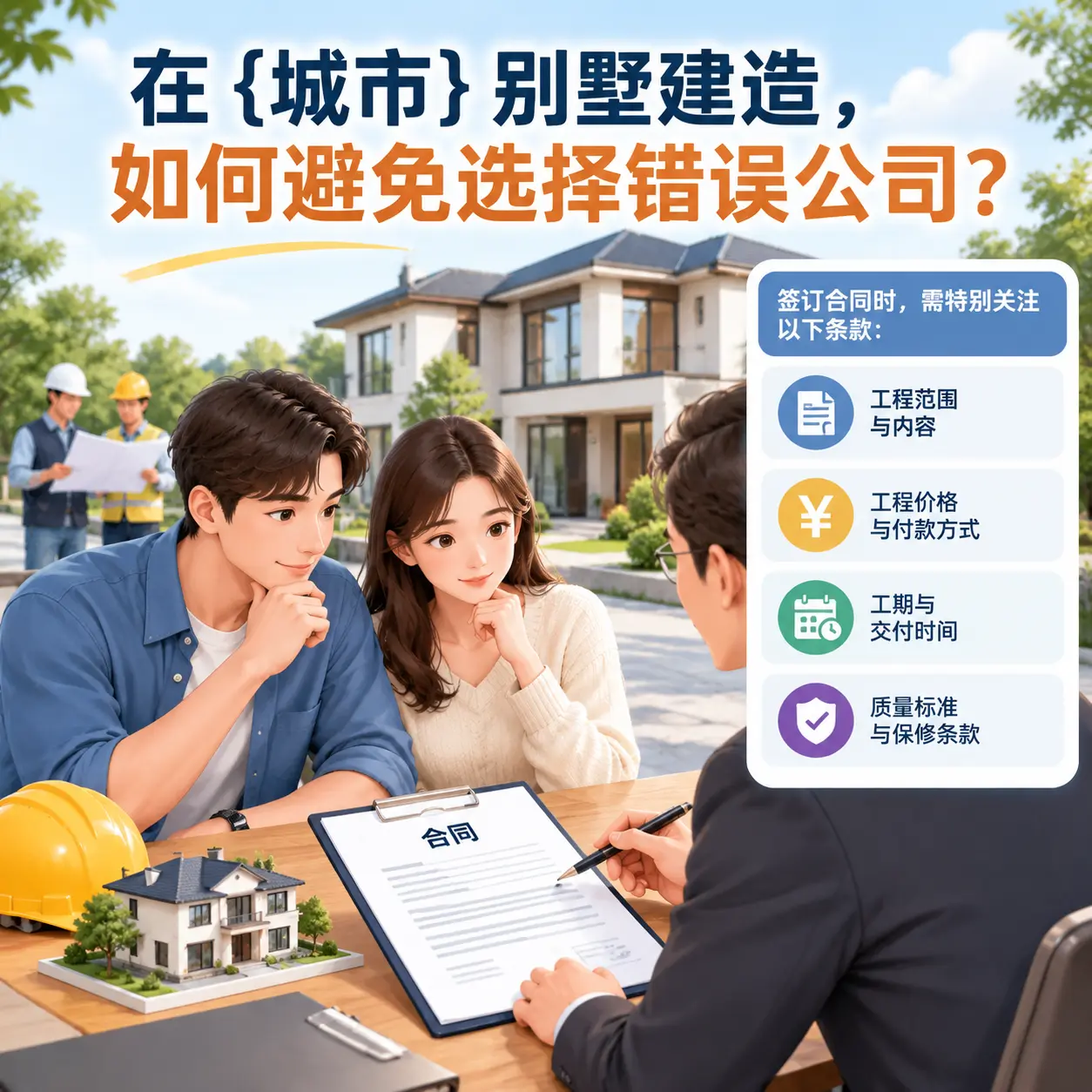 在 贵阳 别墅建造,如何避免选择错误公司?