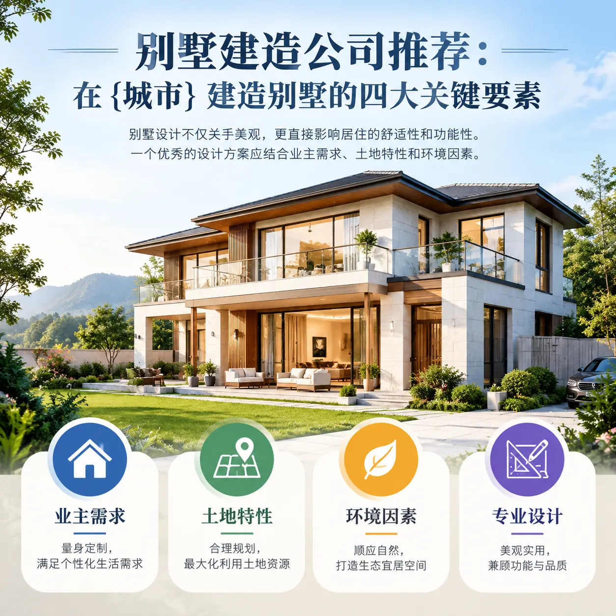 别墅建造公司推荐：在 贵阳 建造别墅的四大关键要素