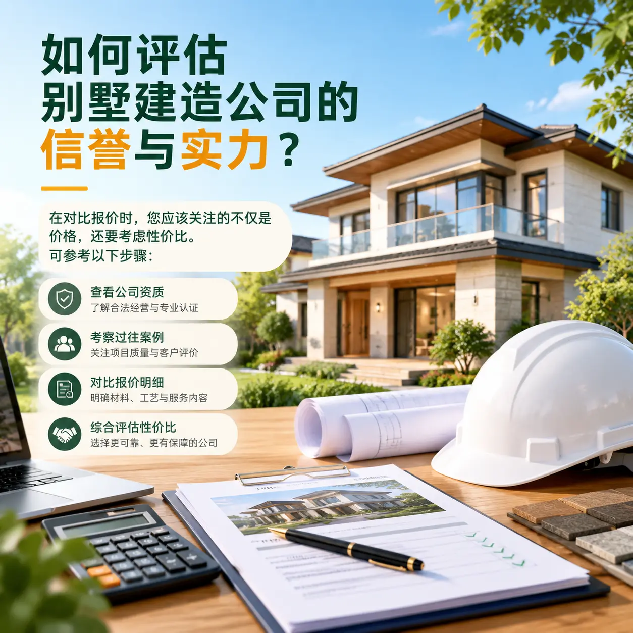如何评估 贵阳 别墅建造公司的信誉与实力?