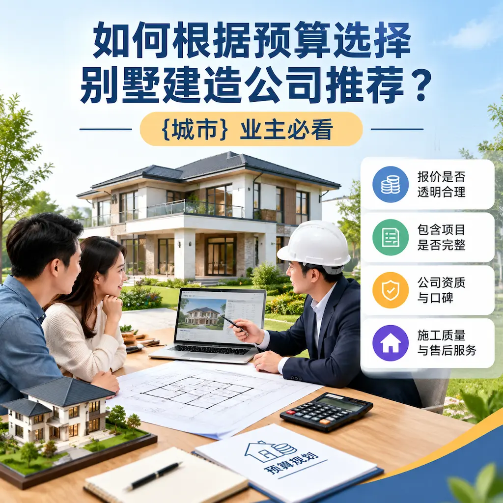 如何根据预算选择别墅建造公司推荐？ 贵阳 业主必看